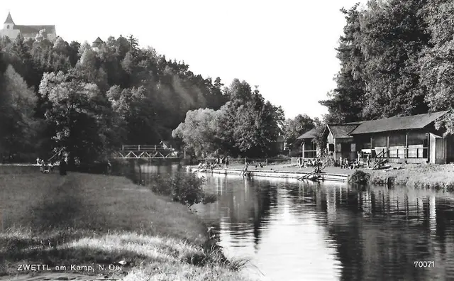 Das Kampbad – oder Sonnenbad – in den 60er-Jahren. | Foto: Gerhard Geisberger