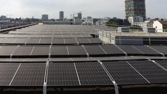 Die Solaranlagen am Dach. | Foto: AUVA / Raphaela Raggam
