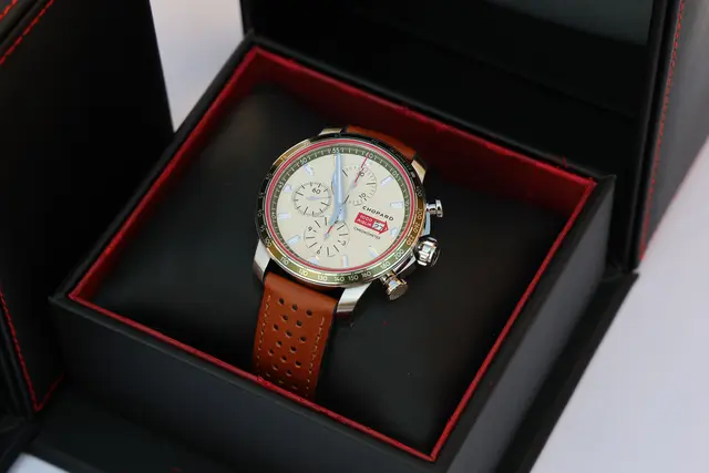 Die Chopard Uhr für den Gewinner der 1000 Miglia | Foto: Franz Neumayr