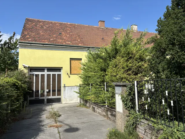 Die Fenster sind verbarrikadiert, eine Kamera dient bei Hausnummer 107 der Überwachung.   | Foto: Luca Arztmann/MeinBezirk