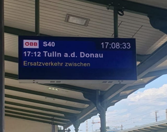 Die Bauarbeiten entlang der Franz-Josefs-Bahn sorgen derzeit für Änderungen im Bahn- und Busverkehr | Foto: Stefan Hehberger