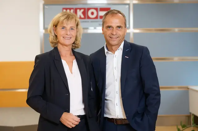 WKO-Bezirksobfrau Doris Staudinger mit Bezirksstellenleiter, Siegfried Pramhas. | Foto: Mitterhauser