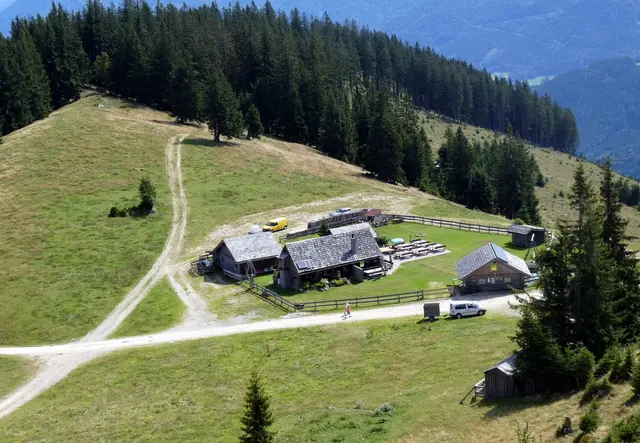 Die Siebenhütten von der Vogelperspektive