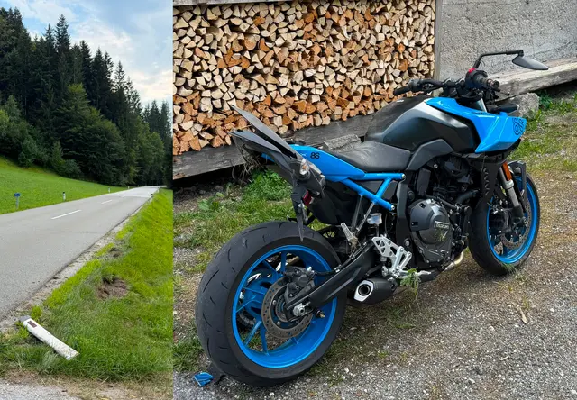 Ein Motorradfahrer wurde bei einem Unfall auf der B176 in St. Johann in Tirol verletzt. | Foto: ZOOM.TIROL