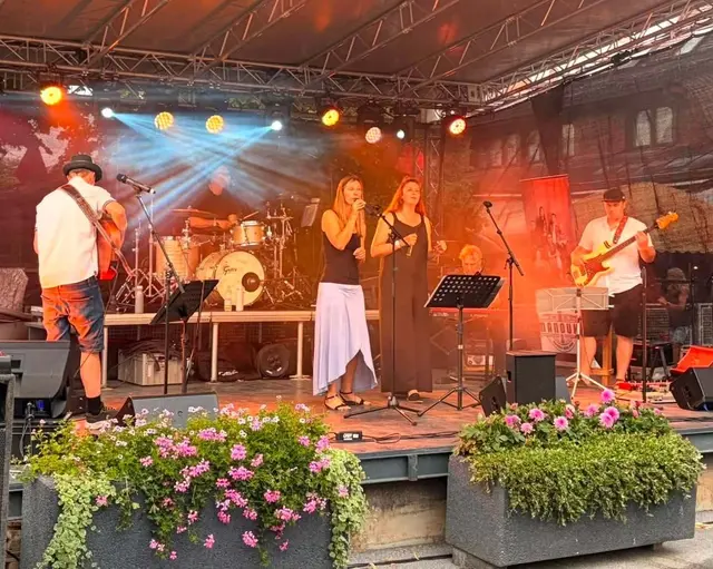 Die weststeirische Band trotzte auch einem Regenguss. | Foto: Stadtgemeinde Köflach