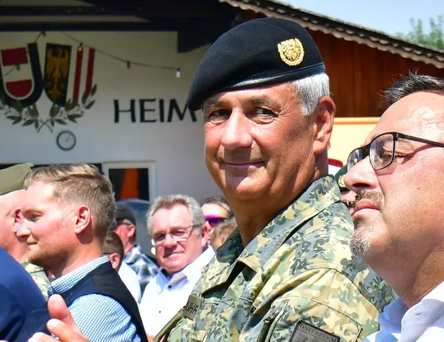Militärkommandant von OÖ. Brigadier Dieter Muhr