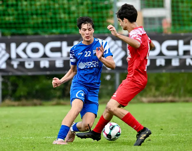 Gabriel Cede sorgte in der 83. Minute für den umjubelten Siegestreffer. | Foto: Hassl