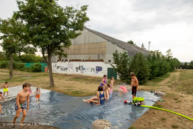 Station Wasserrutsche - echter Spaß für Kinder. | Foto: cine-motion.at / R. Ivanek