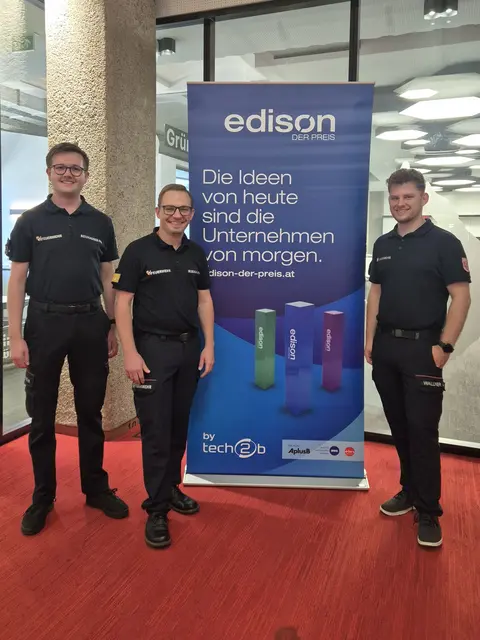 Philipp Neuhauser, Michael Riegler, Alexander Wallner (von links nach rechts). | Foto: FireOPS
