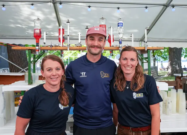 Pola , Jürgen und Michaela (EKZ Zeller Eisbären).