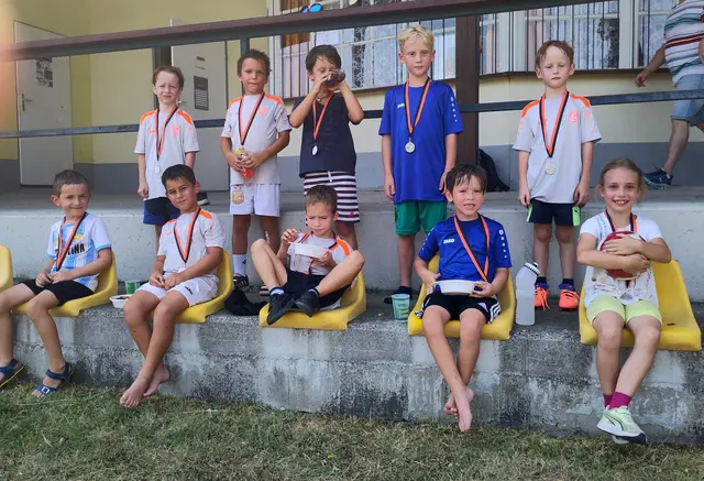 Auch die U8 des NZ Sredina zeigten schon vollen Einsatz, ebenso wie die U10, die sich gegen Deutschkreutz durchsetzen konnten. | Foto: Mirko Berlakovich