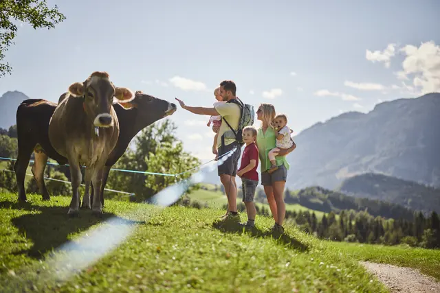 Eines von vielen Angeboten der regionalen Bäuerinnen: "Urlaub am Bauernhof" (Symbolbild) | Foto: UaB OÖ/Alexander Kaiser