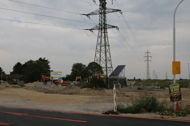 Die Bauarbeiten beim Ringschluss (Ostumfahrung) gehen voran. | Foto: Schauer