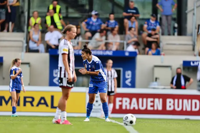 Die Blau-Weißen Kickerinnen gingen in Führung, glichen später aus, mussten sich aber am Ende geschlagen geben. | Foto: Reischl