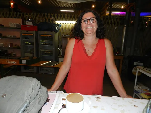 Bei Christine Friedmann gab es Palatschinken, Kuchen und Kaffee