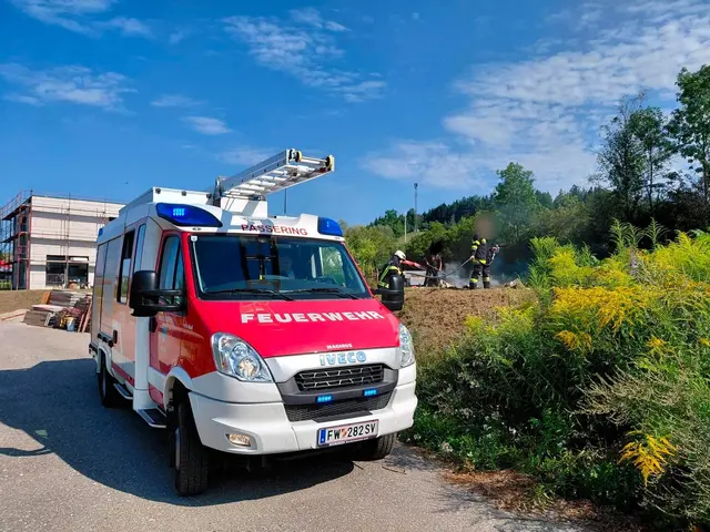 Wegen der derzeit herrschenden Trockenheit bestand eine erhöhte Brandgefahr, weshalb ein Eingreifen erforderlich war.  | Foto: Freiwillige Feuerwehr Passering