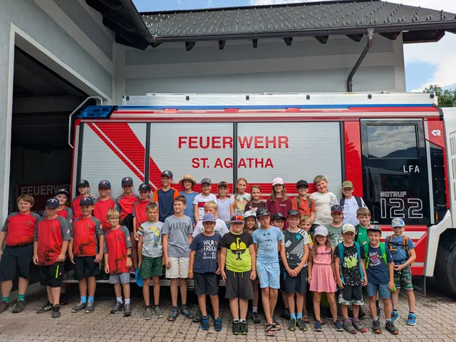 26 Goiserer Kids bekamen einen Einblick in das Feuerwehrwesen. | Foto: FF St. Agatha