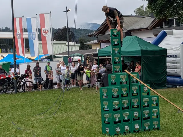 Das Kistenklettern war wieder eine besondere Attraktion bei der Koasanacht 2026