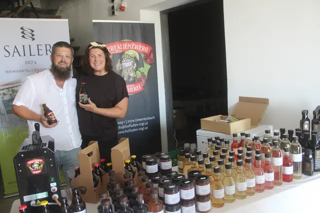 Bier aus Unterretzbach: Der Zerialenzwerg der Familie Nigl. | Foto: arbes