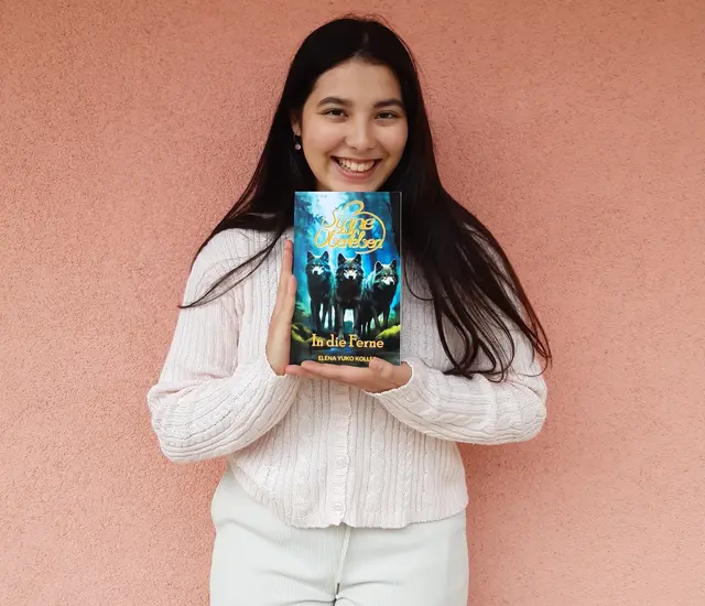 Elena Yuko Kollers zweites Buch ist der zweite und letzte Teil einer Buchreihe, "die mit meinem ersten Buch begonnen hat." Dieses ist vor zwei Jahren erschienen. Damals war sie gerade einmal 16 Jahre jung. | Foto: Koller