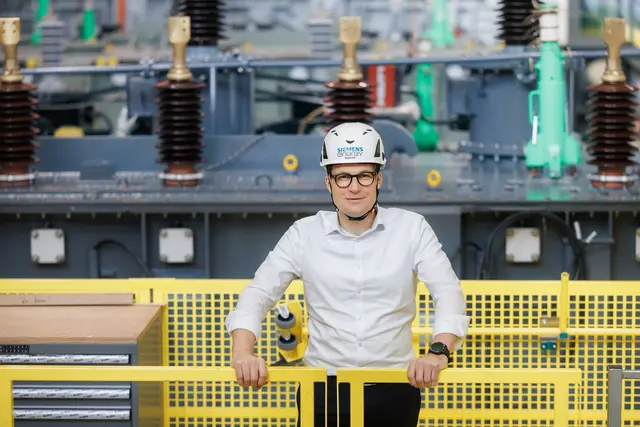 Martin Sigmund, Vice President Medium Power Transformers bei Siemens Energy Austria. | Foto: Siemens Energy/Markus Schneeberger