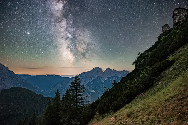 Wenn im August die Perseiden über den Himmel ziehen, heißt es wieder: Augen nach oben! | Foto: Andreas Hollinger