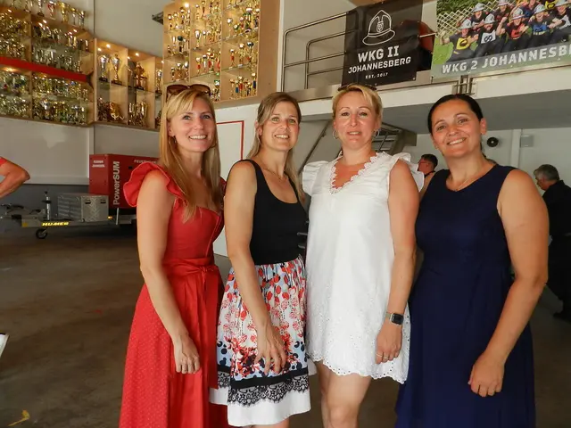Vize Christina Steinböck, Bettina Höllmüller, Carina
Pawlik und Monika Bauer sind stolz auf die Leistung der Wettkampfgruppe II. | Foto: Heribert Punz