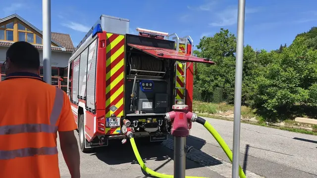 Die FF Dimbach führte für die Gemeinde Wassertransporte durch. | Foto: FF Dimbach