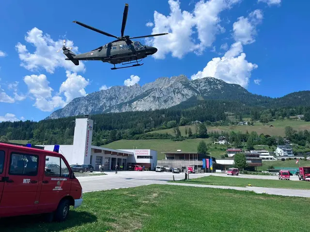 Der Waldbrand im Bereich des Gröbminger Hausbergs, der Kammspitze, konnte rasch gelöscht werden. | Foto: Feuerwehr Aigen im Ennstal