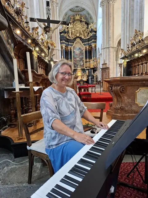 Dorli Dachauer begeisterte am Klavier. | Foto: De Pastel