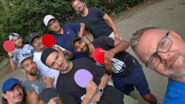 Martin Mader (rechts) steckt hinter der Tischtennis Hobby Wien. | Foto: Tischtennis Hobby Wien