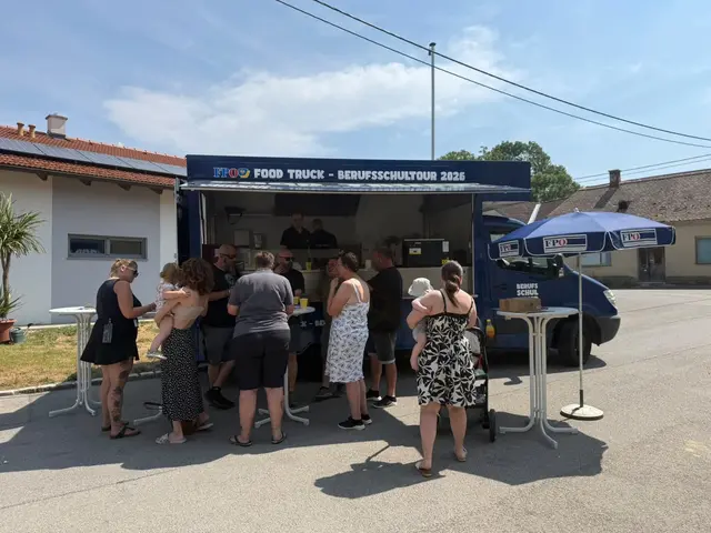 In Dietersdorf machte der FPÖ-Foodtruck Halt. | Foto: FPÖ Hollabrunn
