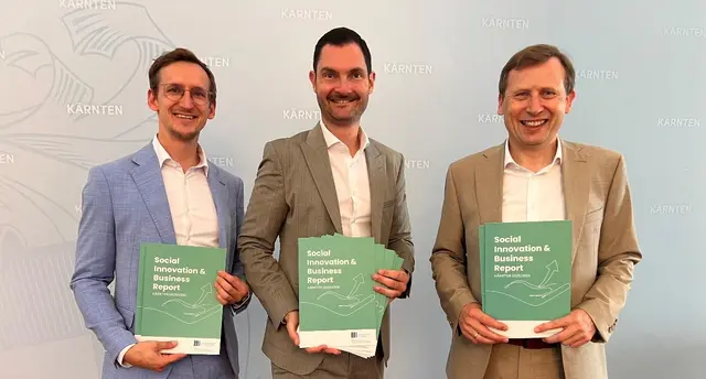 v.l.n.r.: Patrick Gregori, Peter Reichmann, Erich Schwarz