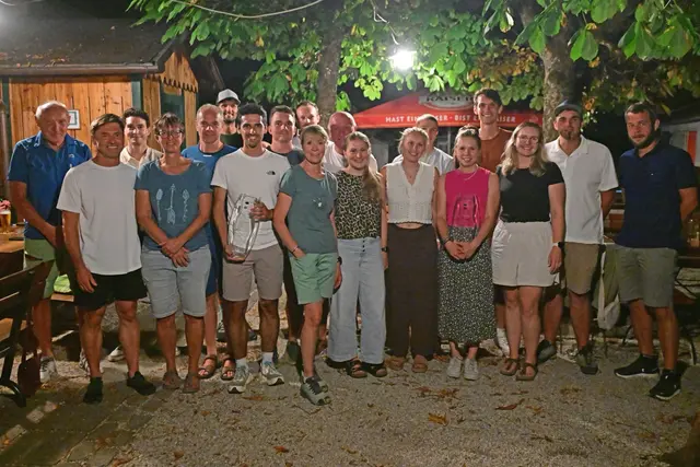 Im GH zum Tiroler wurden die Teilnehmenden des 21. Fun-Triathlons ordentlich gefeiert.
 | Foto: LC Ebensee