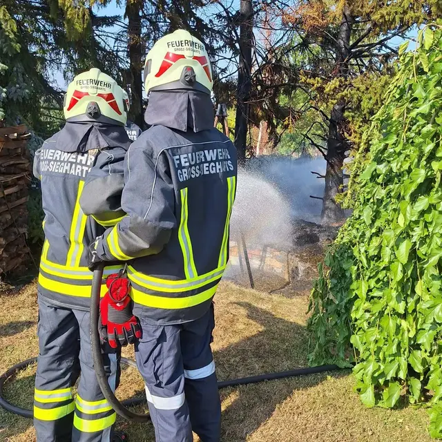 Löscheinsatz der Feuerwehr | Foto: FF Groß Siegharts