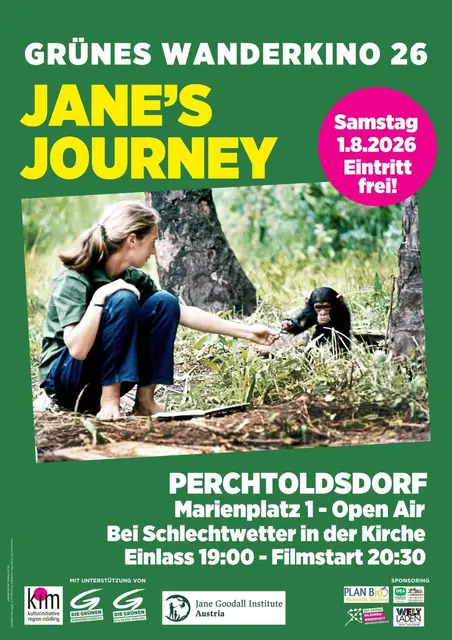 Plakat zum Grünen Wanderkino 2026 | Foto: KIM Mödling