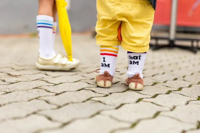 Lauter coole Socken in St. Lambrecht.