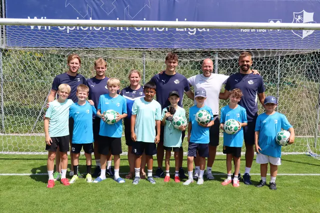 Drei WSG-Profis zu Besuch: Die Kinder des SC Mils 05 Fußballcamps erlebten eine abwechslungsreiche Woche voller Bewegung und unvergesslicher Erlebnisse. | Foto: Kendlbacher