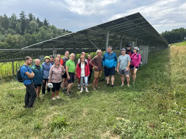 Die Erzeugung erneuerbare Energie stand im Fokus der Radausfahrt. | Foto: Gemeinde Wartberg