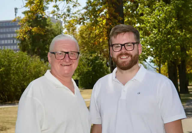 Vizebürgermeister Peter Spicker (l.) und Stadtrat Erik Hofer (r.). | Foto: Santrucek