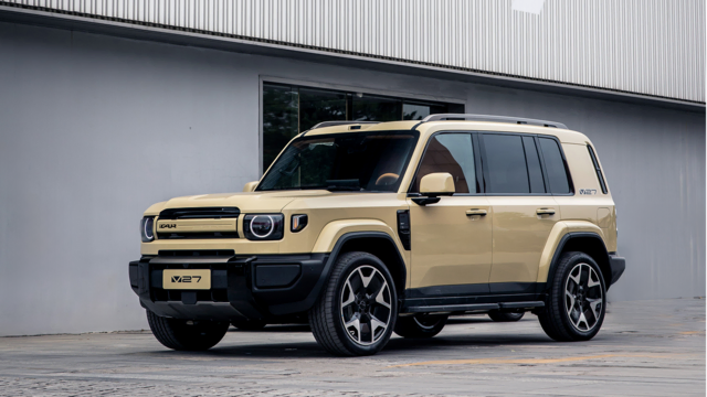 Der iCaur V27 kommt im Herbst nach Österreich: kantiges SUV-Design, Range-Extender-Antrieb und bis zu 1.818 Liter Kofferraum. | Foto: iCaur