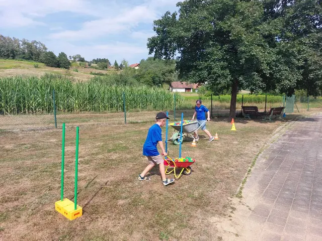 Auf dem Funcourt warteten Spiel und Bewegung. | Foto: Petra Weber