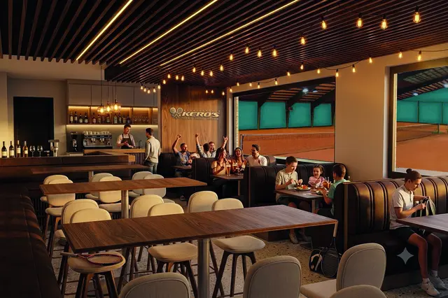 So wird der neue Gastronomiebereich aussehen. | Foto: Animation/Keros