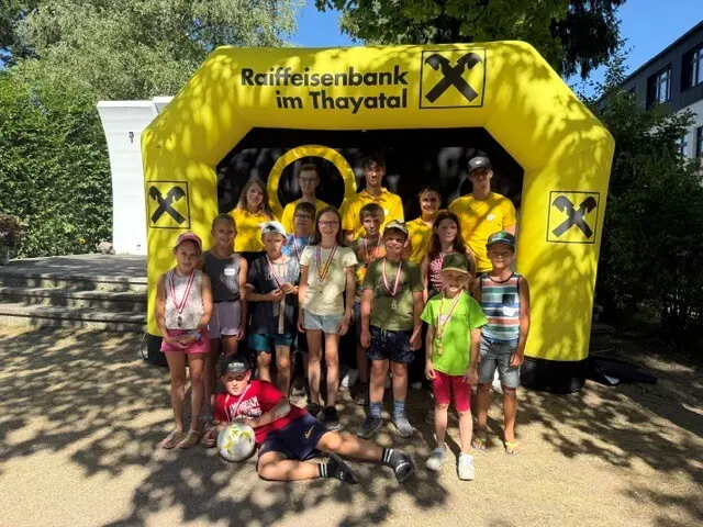 Die Kids im Stadtpark | Foto: Marktgemeinde Thaya