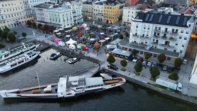 Das Streetfood Festival am Gmundner Rathausplatz findet von 4. bis 6. September statt. | Foto: streetfood_salzkammergut