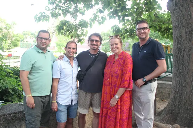 Landtagsabgeordneter Philipp Gerstenmayer (FPÖ), 2.Vize Sebastian Goldfuß, Julian le Play, Gemeinderätin Brigitte Zottl und Bürgermeister Stefan Zimper | Foto: treilaf