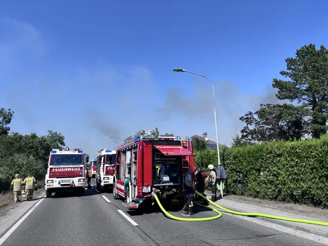 140Feuerwehrmänner und Feuerwehrfrauen standen mit 35 Fahrzeugen im Einsatz.
 | Foto: AFKDO Bruck/Leitha
