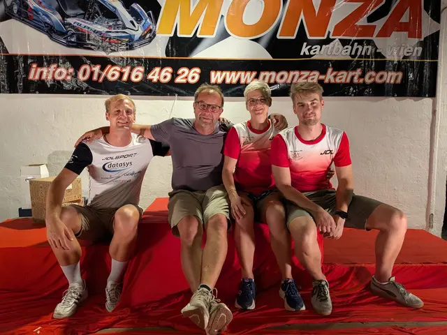 Familie Mitteregger am Ende des Tages, müde aber glücklich. | Foto: Tri Team Pöttsching