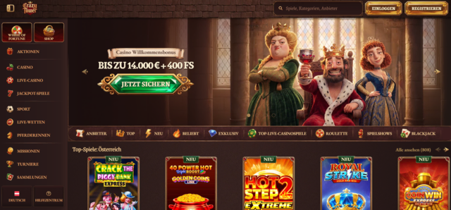 CrazyTower webseite