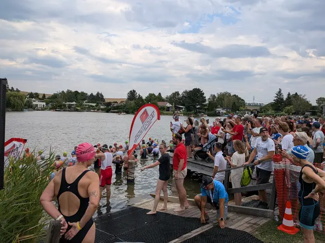 Kurz vor dem Start zum 35. Pöttschinger Triathlon. | Foto: Tri Team Pöttsching